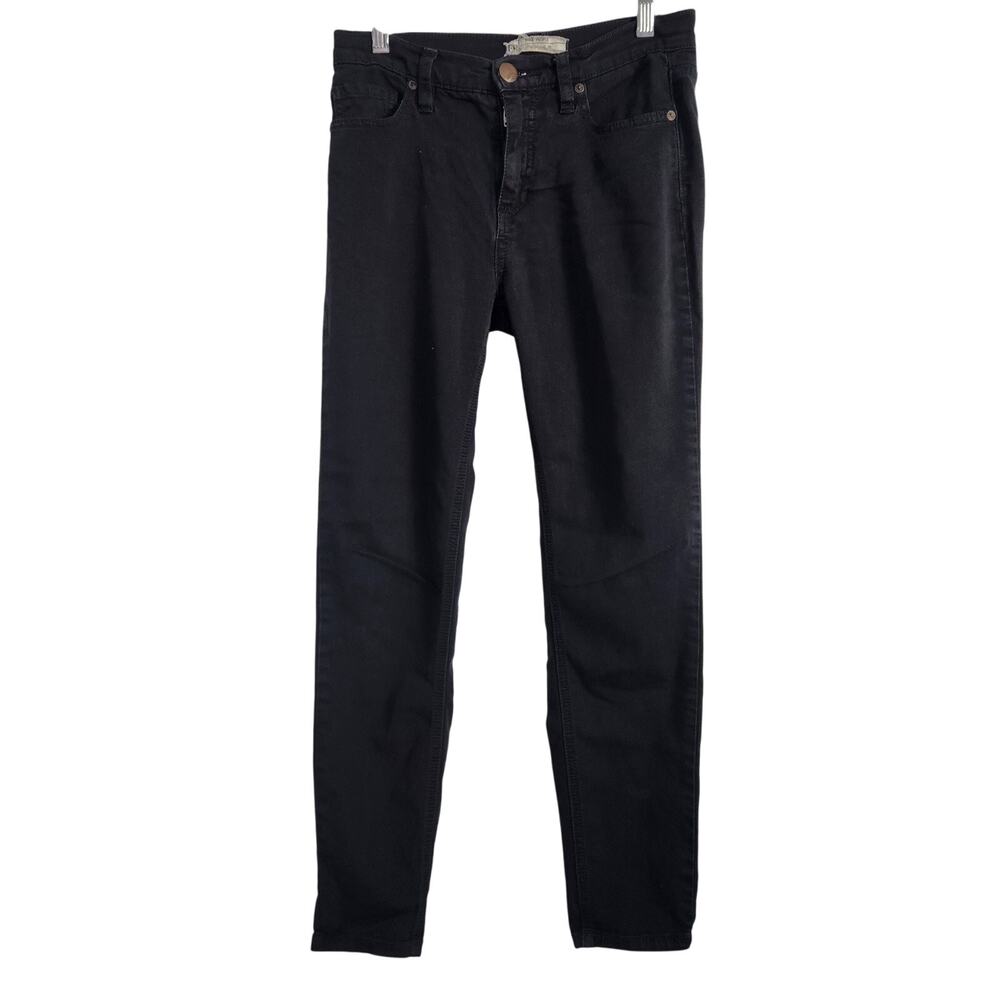 Vintage Free People‎ Black Skinny Jeans Sz 25